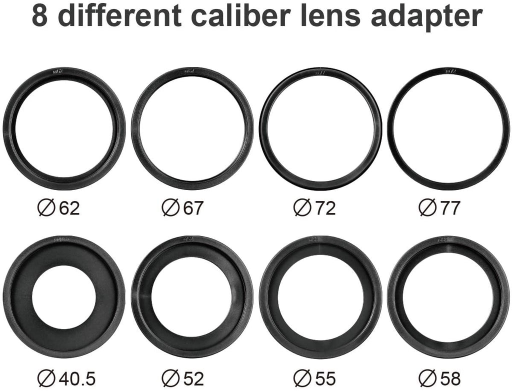 Meike MK-FC110 LED macro ring light with 52-77mm lens thread 