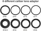 Meike MK-FC110 LED macro ring light with 52-77mm lens thread 