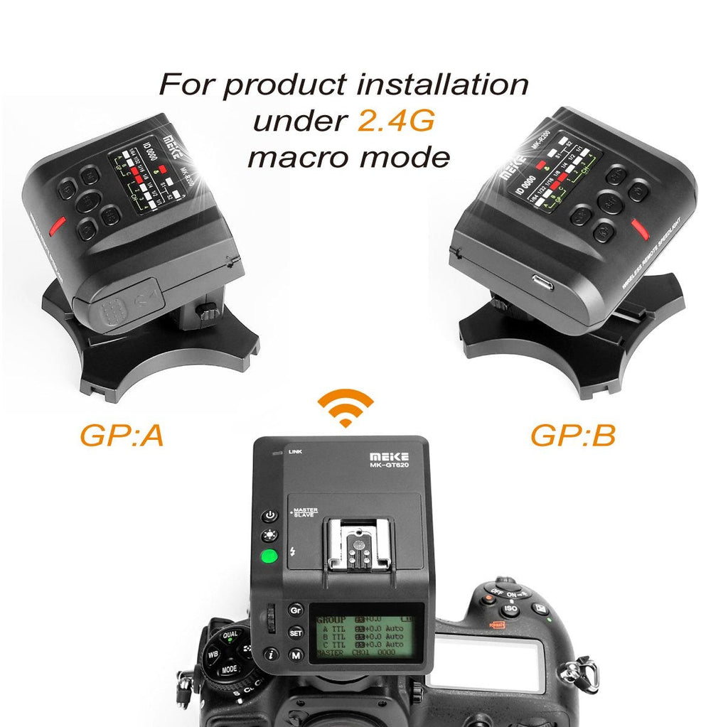 Meike MK-MT24IIN Twin Wireless Macro Flash Kit for Canon