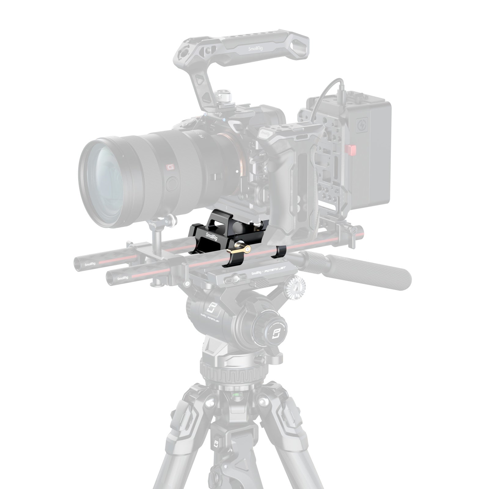 SmallRig Arca-Type Mount Plate Kit with 15mm Dual Rod Clamp 5365