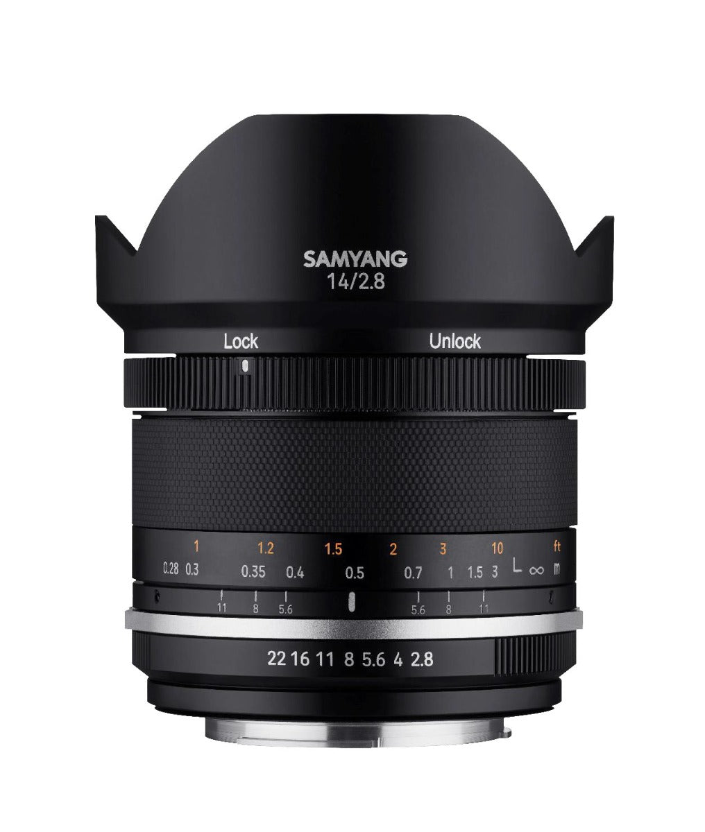 Samyang 14mm f/2.8 Renewal UMC II for Canon EF Full Frame, De-Clicked & Weather Sealed Lens