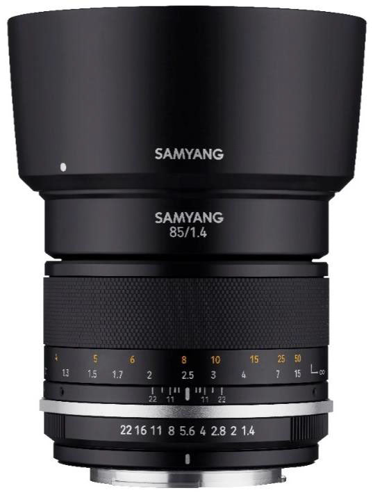 Samyang 85mm f/1.4 Renewal UMC II for Nikon Full Frame, De-Clicked & Weather Sealed Lens