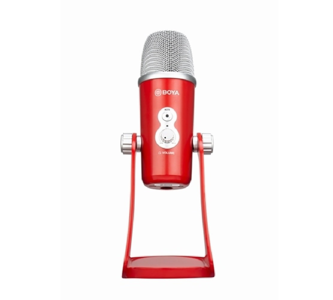 Boya BY-PM700R USB Podcast Microphone - Red