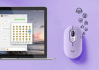 Logitech POP Wireless Mouse with Emoji (Cosmos Lavender) 