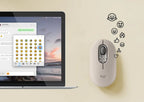 Logitech POP Wireless Mouse with Emoji (Mist Sand)