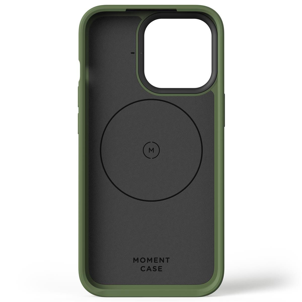 Moment Case for iPhone 15 Pro Compatible with MagSafe (Olive Green)