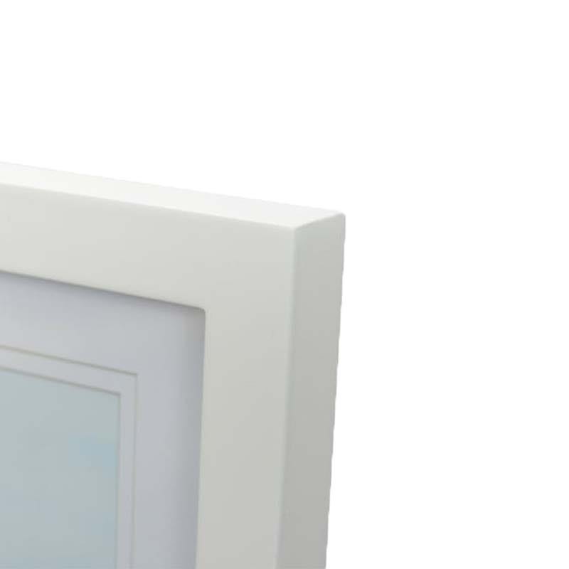 MOMENTS WHITE 8X20 WITH 4-4X6 OPENING 