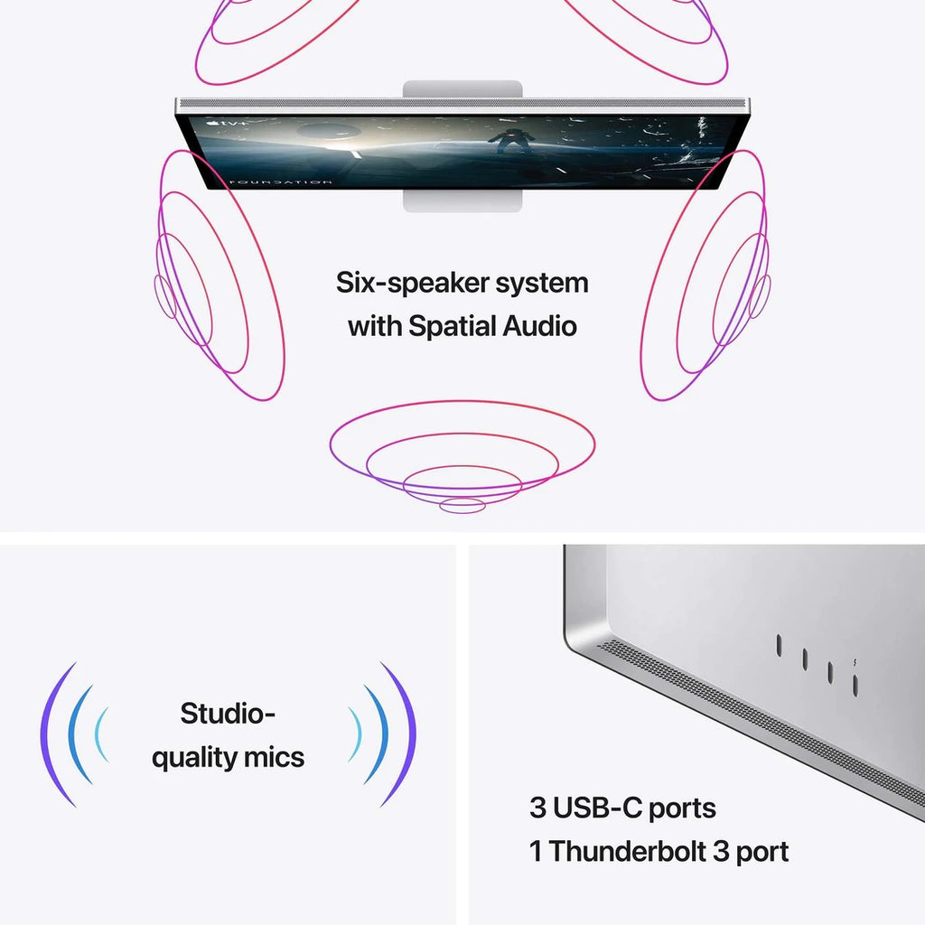 Apple 27" 5K Studio Display (Standard Glass) (VESA Mount Adapter) (Stand not included)