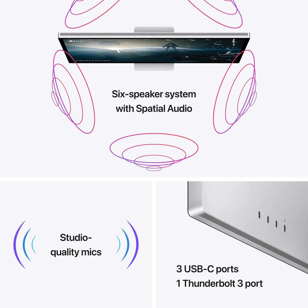 Apple 27" 5K Studio Display (Standard Glass) (VESA Mount Adapter) (Stand not included)