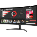 LG 34WR50QK-B 34" Ultra Wide QHD 100Hz Curved Monitor