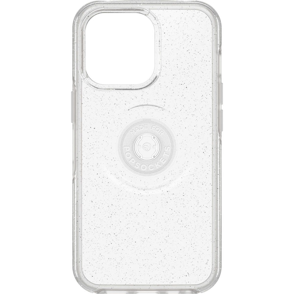 Otterbox +Pop Symmetry Series Clear Case for iPhone 13 Pro (Silver Flake)
