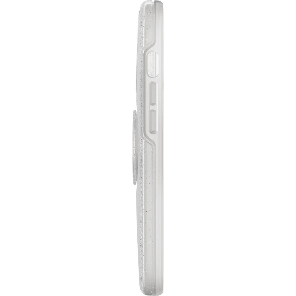 Otterbox +Pop Symmetry Series Clear Case for iPhone 13 Pro (Silver Flake)