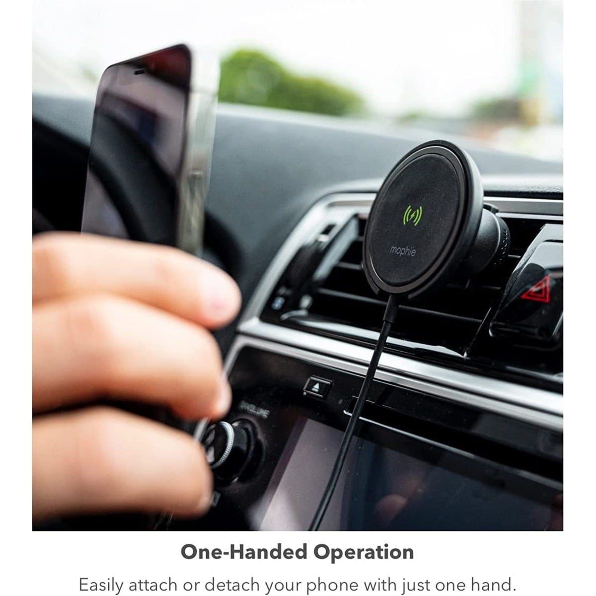Mophie Snap+ Wireless Vent Mount 15W MagSafe Compatible - 401307636
