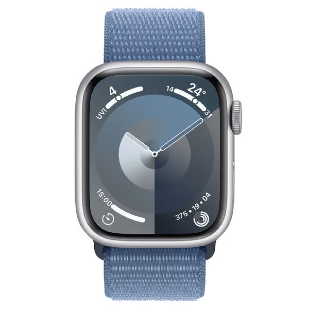Apple Watch Series 9 41mm Silver Aluminium Case GPS + Cellular Sport Loop