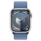 Apple Watch Series 9 41mm Silver Aluminium Case GPS + Cellular Sport Loop