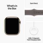 Apple Watch Series9 41mm Gold Stainless Steel Case GPS + Cellular (M/L)