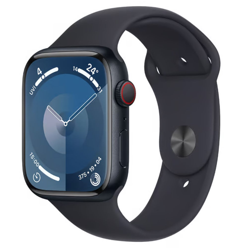 Apple Watch Series 9 45mm Midnight Aluminium Case GPS + Cellular (S/M)