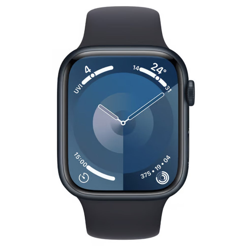 Apple Watch Series 9 45mm Midnight Aluminium Case GPS + Cellular (S/M)
