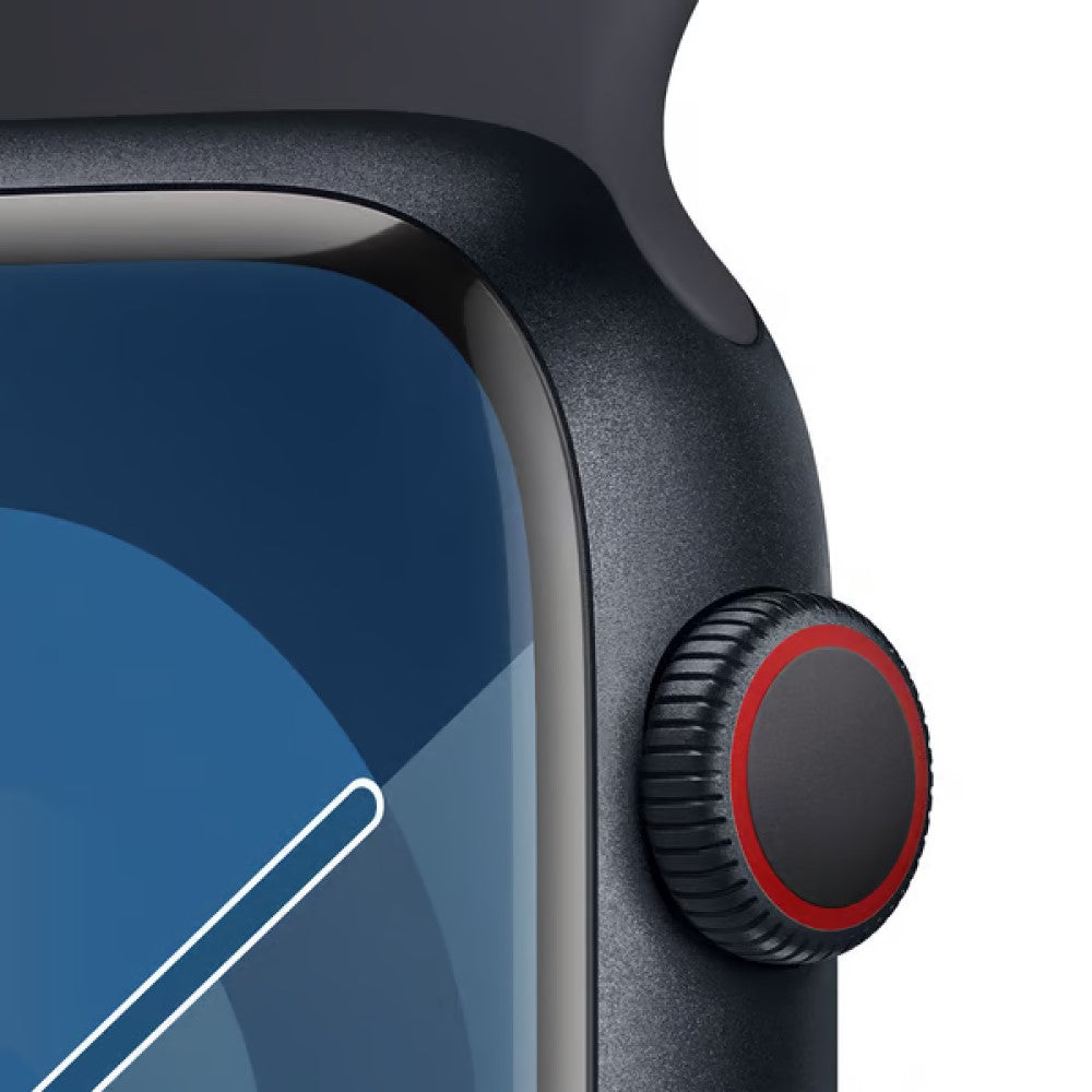 Apple Watch Series 9 45mm Midnight Aluminium Case GPS + Cellular (S/M)