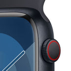 Apple Watch Series 9 45mm Midnight Aluminium Case GPS + Cellular (S/M)