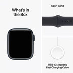 Apple Watch Series 9 45mm Midnight Aluminium Case GPS + Cellular (S/M)