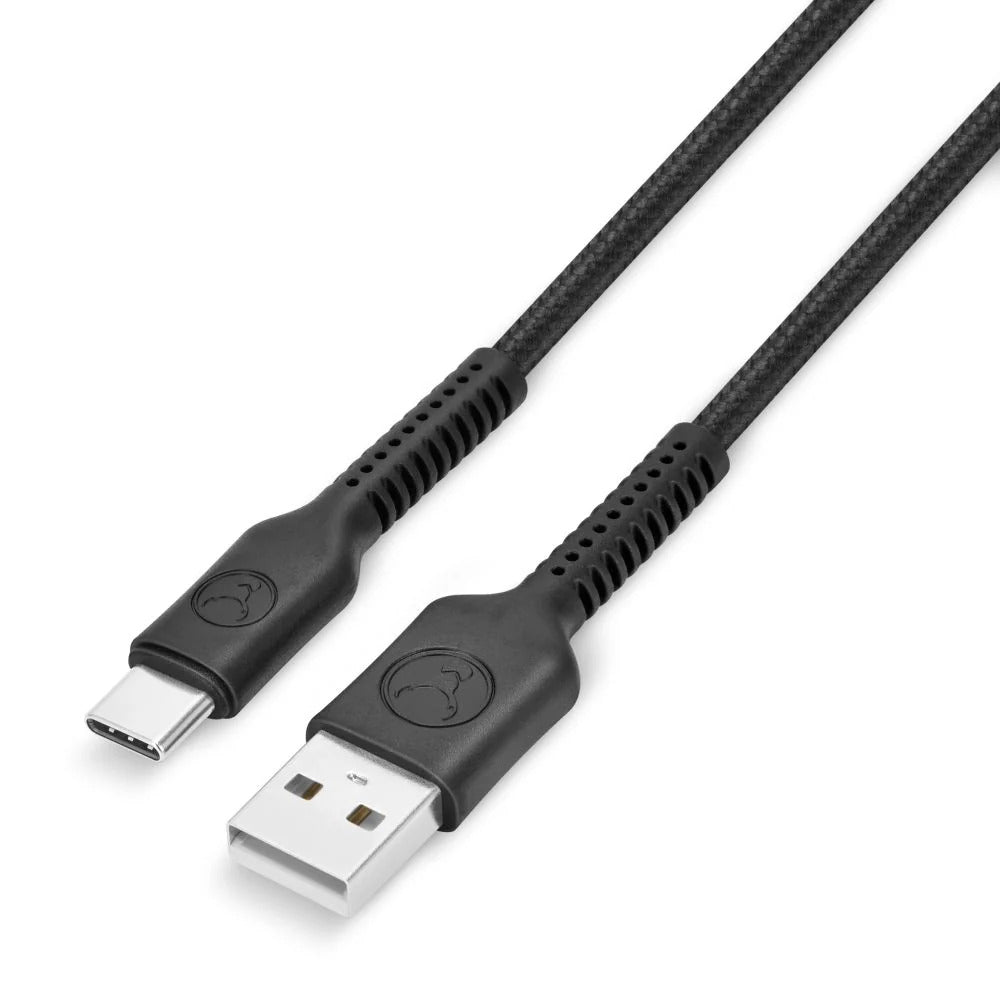 Bonelk Long-Life Easy Grip USB-A to USB-C Cable 60W 2m (Black)