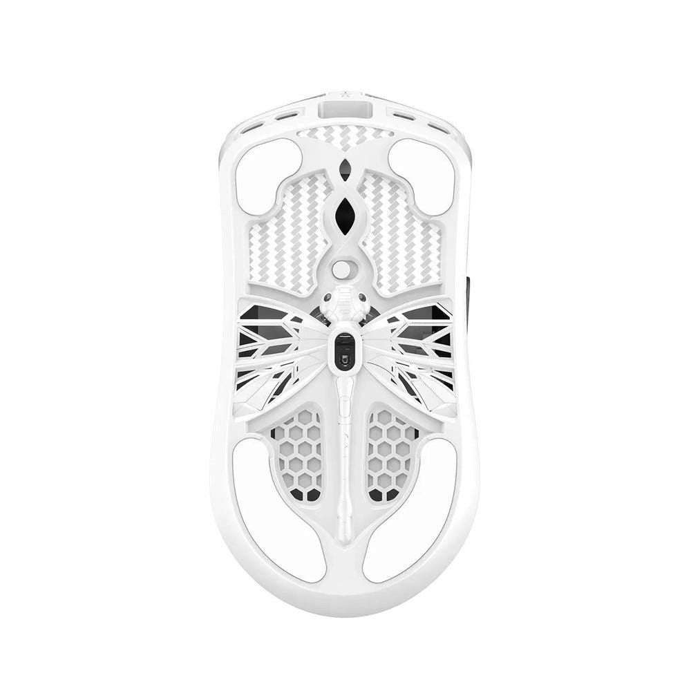 ARBITER STUDIO TENKO Akitsu Carbon Fiber 8K Ultra-Wireless Gaming Mouse (White)