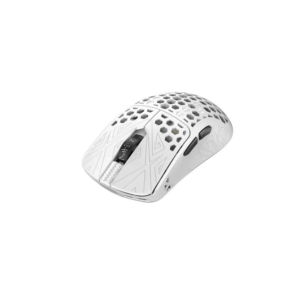 ARBITER STUDIO TENKO Akitsu Carbon Fiber 8K Ultra-Wireless Gaming Mouse (White)