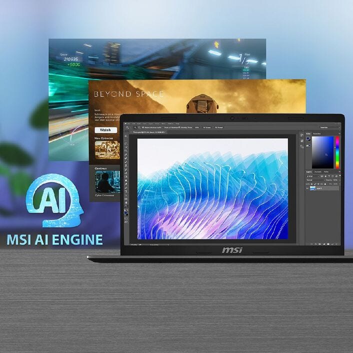 MSI Modern 14 F13MG-042AU 14" i5-1335U 16GB 512GB SSD W11H 1Y (Platnimum Gray)
