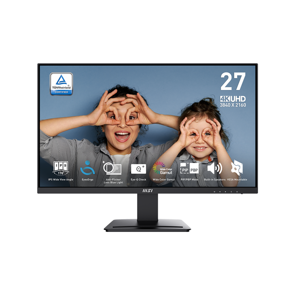 MSI PRO MP273U 27" 4K 60 Hz UHD Business Monitor (Black)