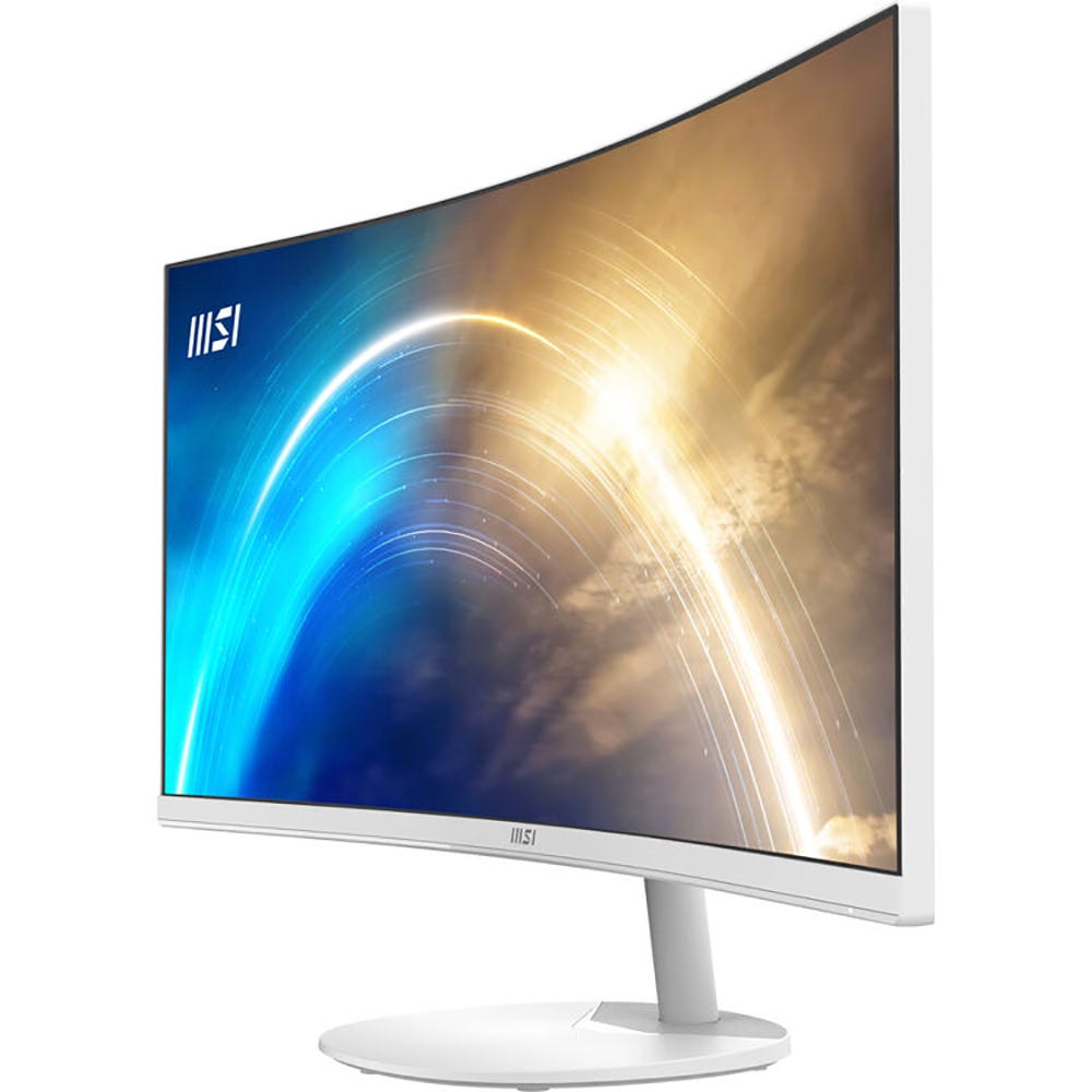 MSI PRO MP341CQW 34" UWQHD 100Hz Ultra-Wide Curved Monitor - White