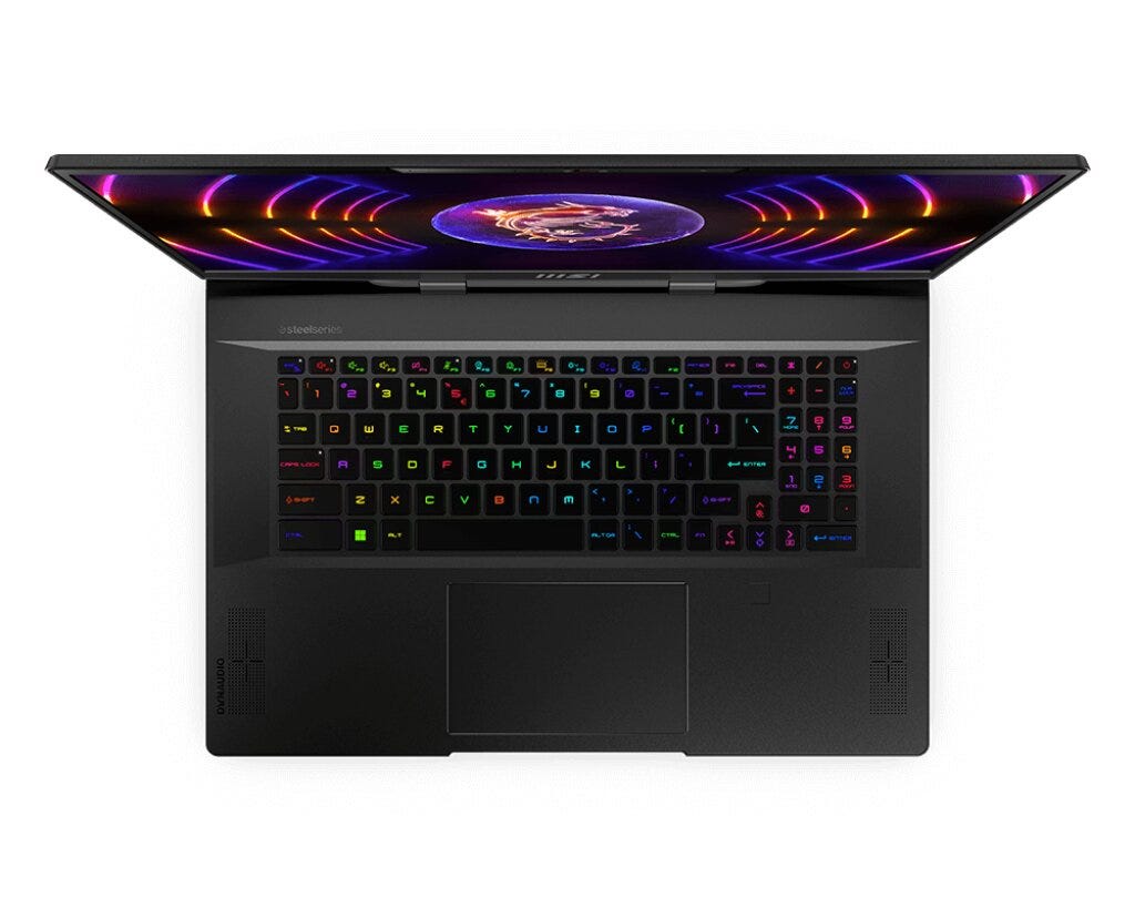 MSI Stealth 17 Studio A13V 17.3" 4K Gaming Laptop with i9 13th Gen and RTX4080