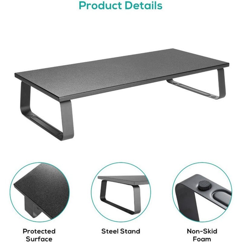 Mbeat activiva ErgoLife Black Monitor Stand Riser