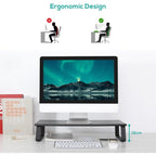 Mbeat activiva ErgoLife Black Monitor Stand Riser
