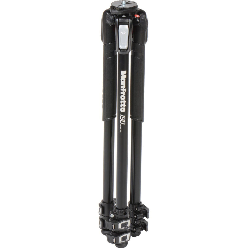 Manfrotto MT190XPRO3 Alum. 3 section tripod - Black (legs only)
