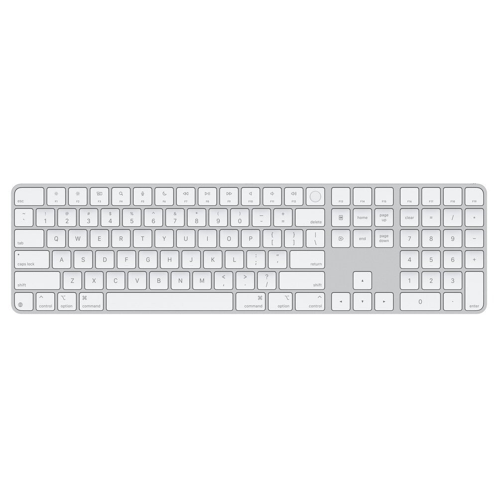 Apple Magic Keyboard with TouchID and Numeric Keypad for Mac with Apple silicon (White)