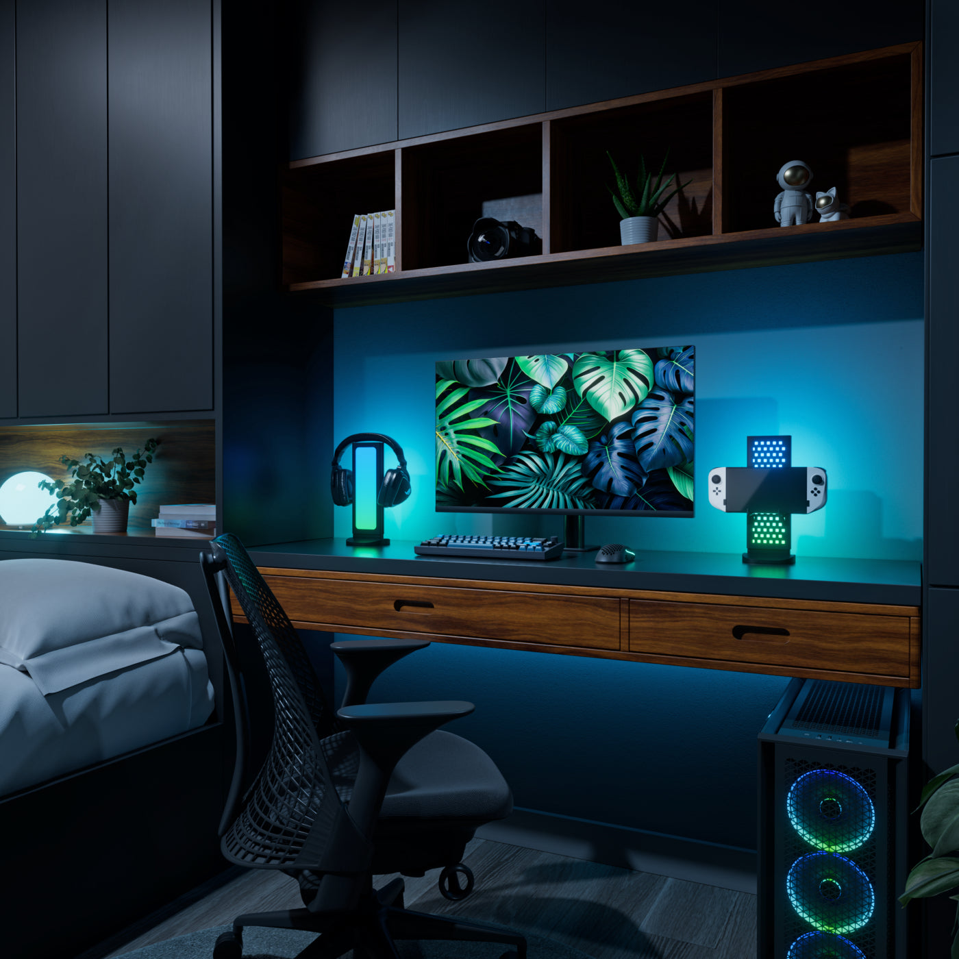 Nanoleaf Pegboard Desk Dock