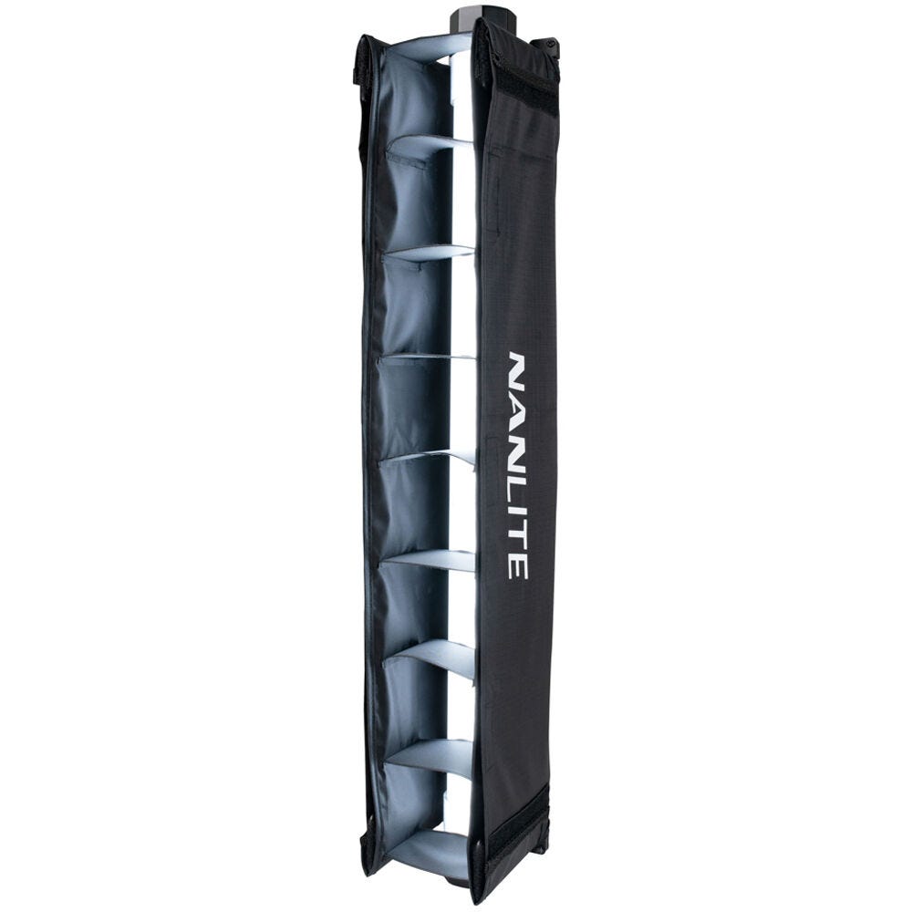 Nanlite Barndoor with Eggcrate grid for the PavoTube II 15X