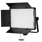 Nanlite 1200DSA DMX LED Panel with V-Mount Battery and Barn Doors