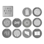 Nanlite Bowens Mount Projection Attachment GOBO Set 1 (10pcs in one set)