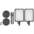 Nanlite Compac 24B Colour Adjustable LED Soft Panel Twin Kit with Desktop Stands