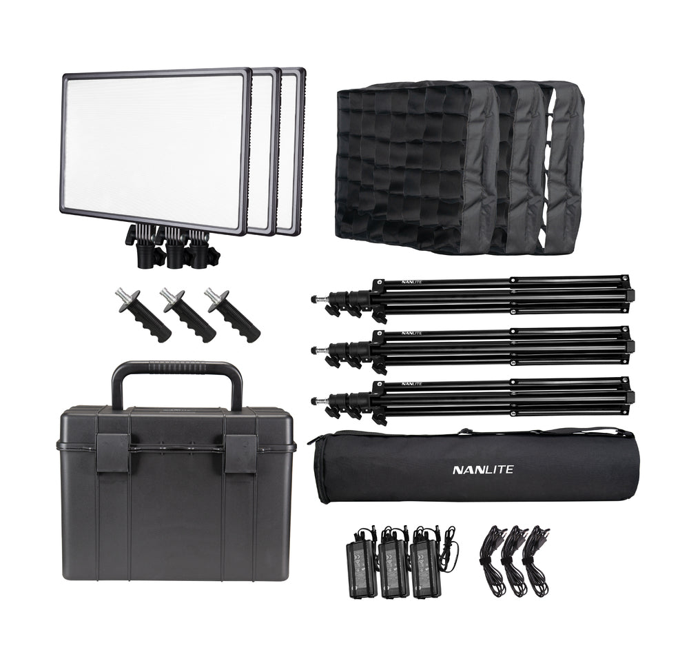 Nanlite Lumipad 25 soft LED panel 3KIT with batts