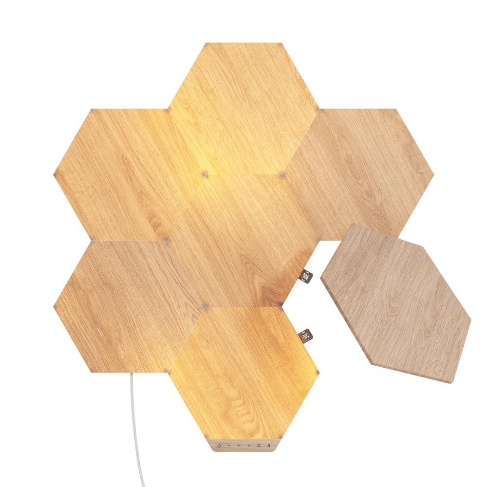 Nanoleaf Elements Wood Look Starter Kit 7 Pack - 