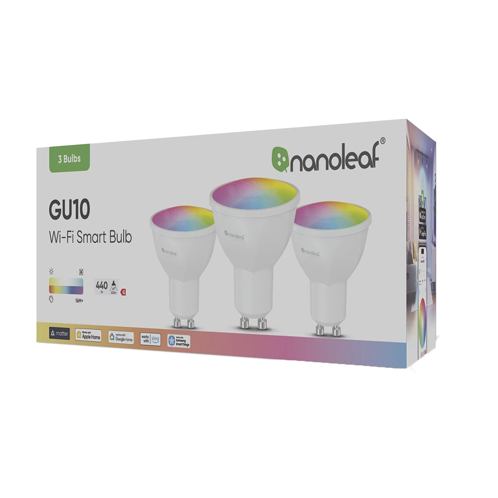 Nanoleaf Essentials Smart LED Bulb (GU10) (3 Pack)