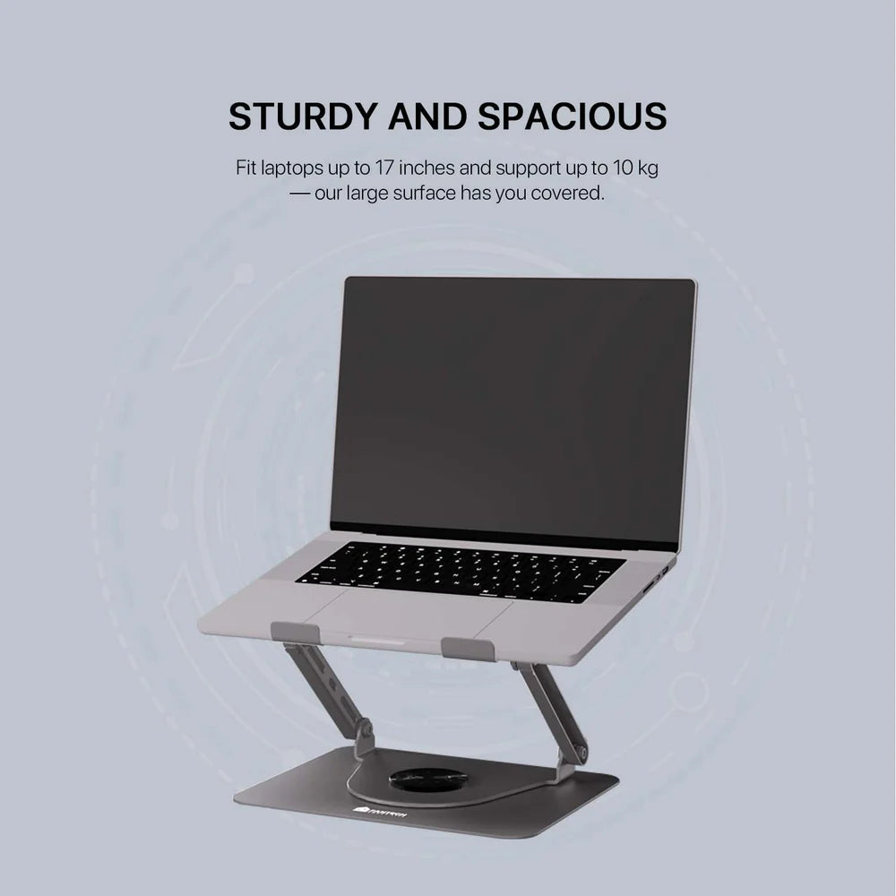 Fantech NC30 Notebook Laptop Cooler RGB Cooling Stand with 360 Rotating Base - Grey 