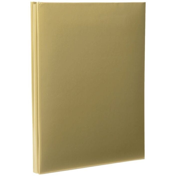 NCL Self Adhesive Slim Gold Refillable Album - White Pages UR1