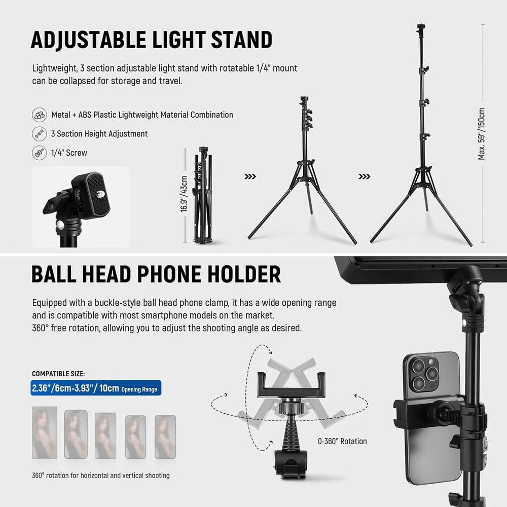 NEEWER Basics LED Video Light Panel
