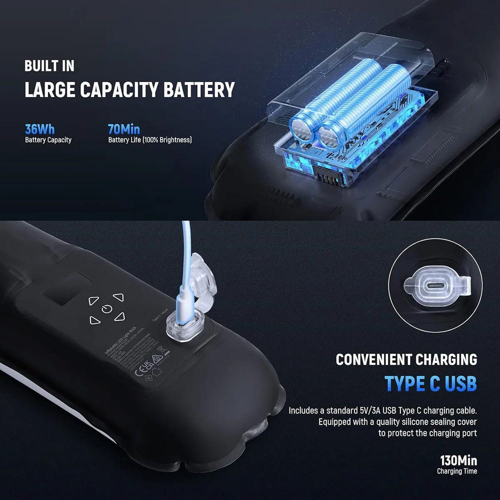 NEEWER GC30C Handheld RGB LED Light Wand