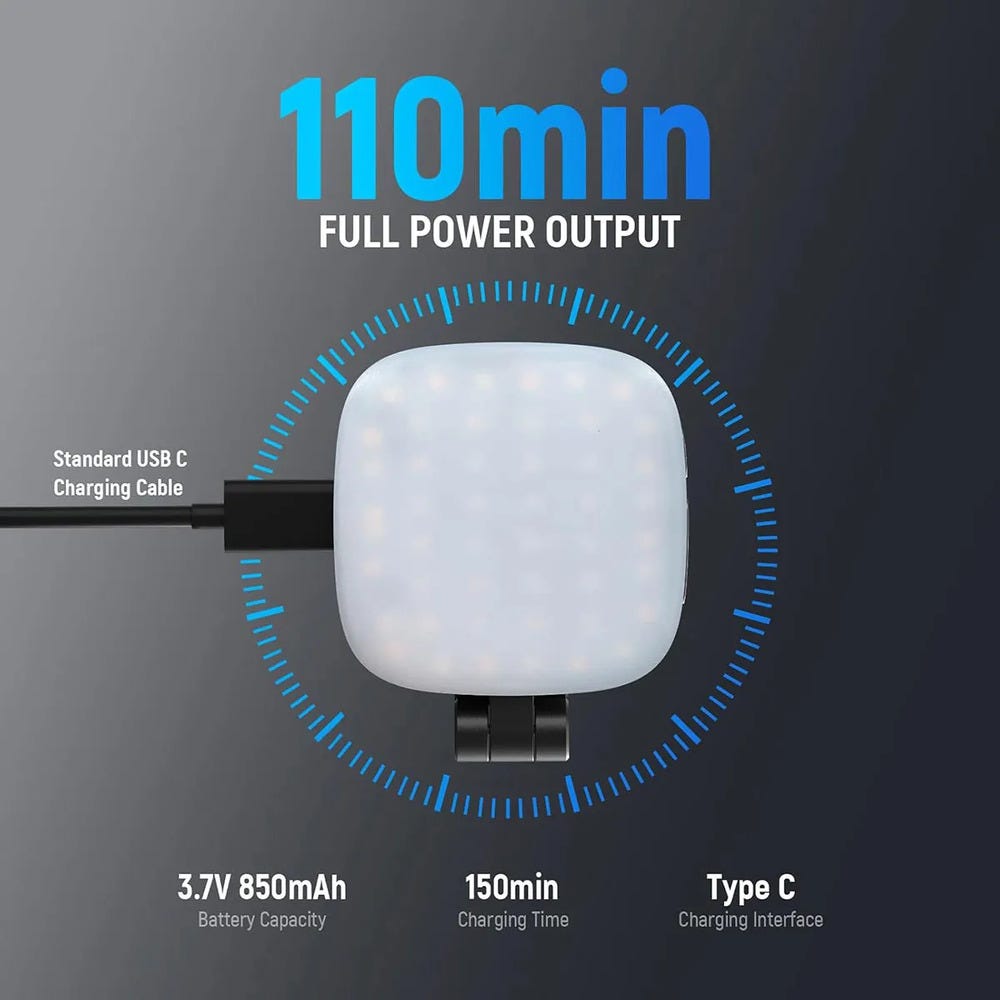 NEEWER NL48B Magnetic Selfie Light - White