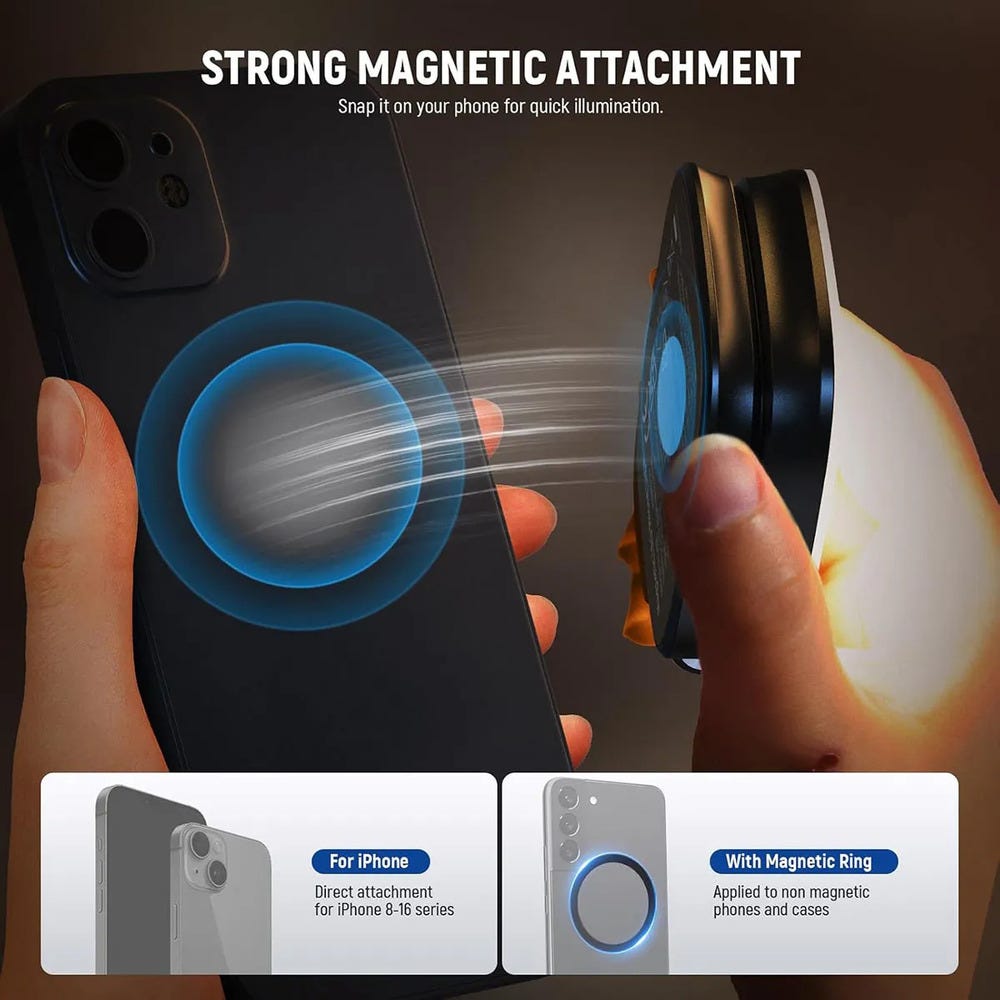 NEEWER NL48B Magnetic Selfie Light - White